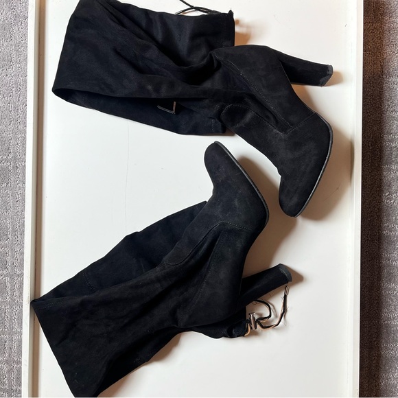Sam Edelman Kent Boots Black Suede - Picture 3 of 9